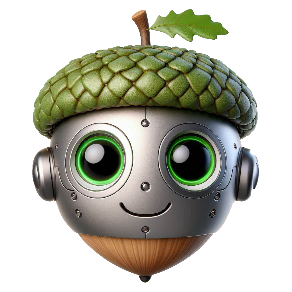 Acorn Agent Mascot >